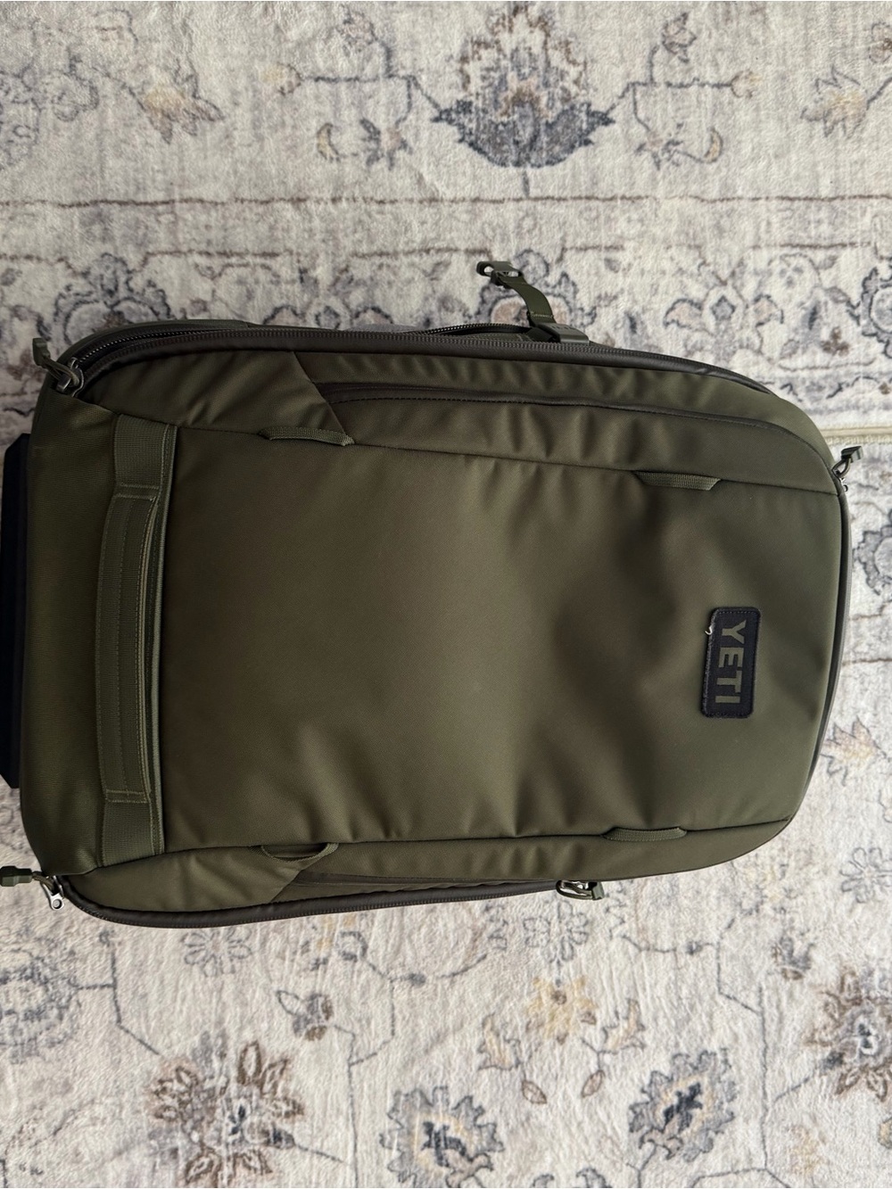 Yeti Olive Green Travel Backpack for Men